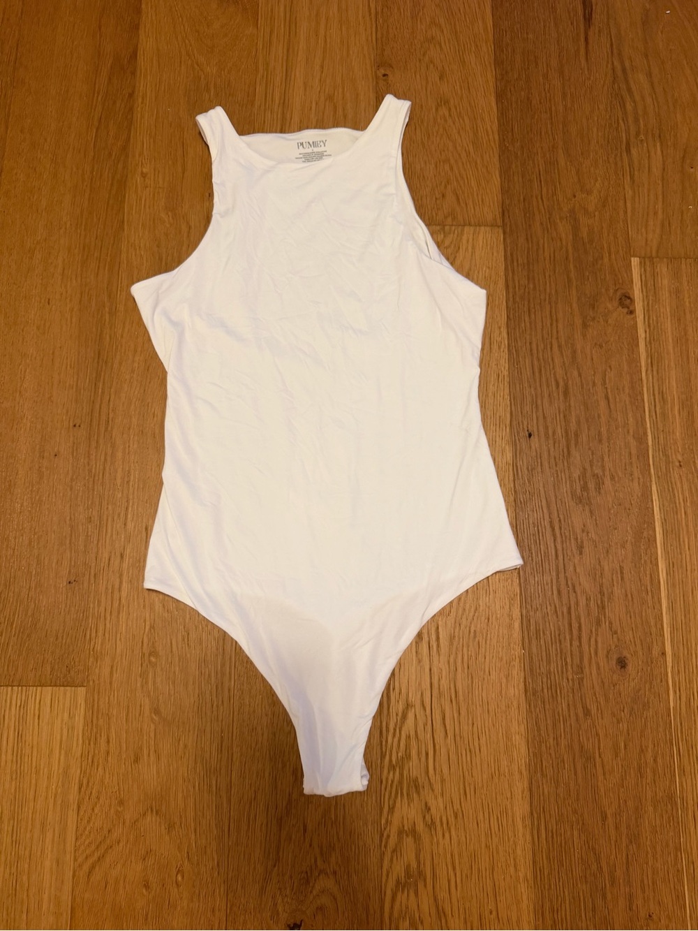 White High Neck Bodysuit